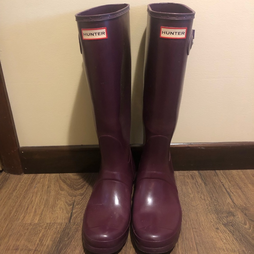 Hunter Purple Rain Boots